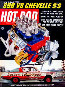 HOT ROD 1966 FEB - CHEVELLE SS396, FLINTSTONE C/FX 